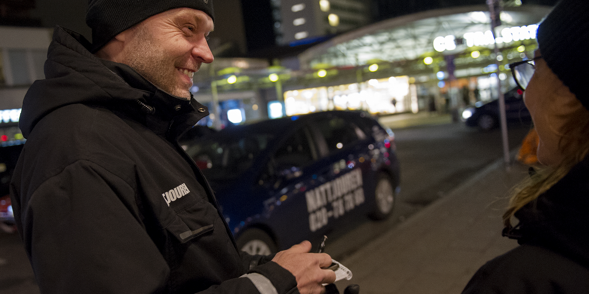 Samtal mellan personal på Nattjouren
