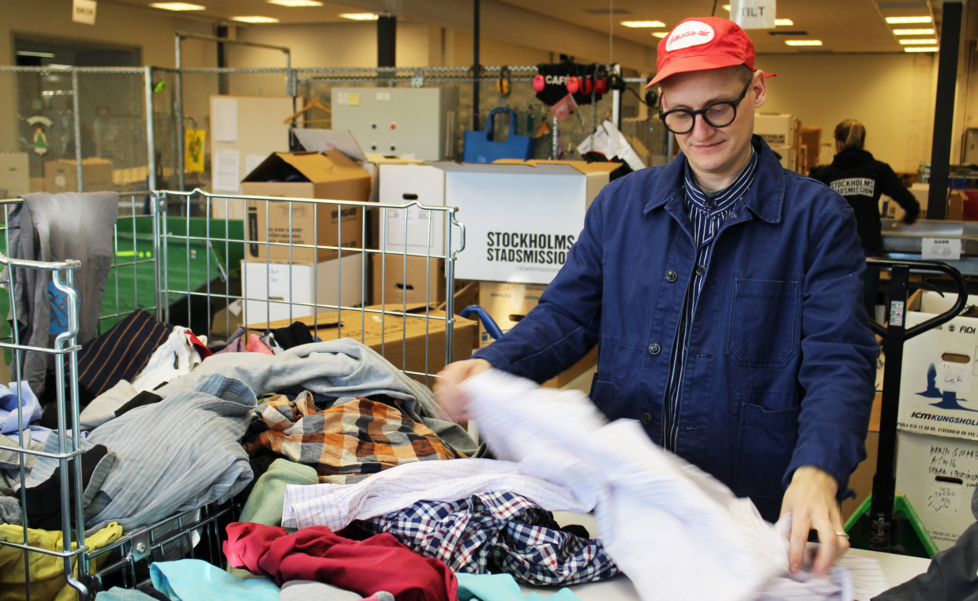 foto: Maria Gimner man vid sortering