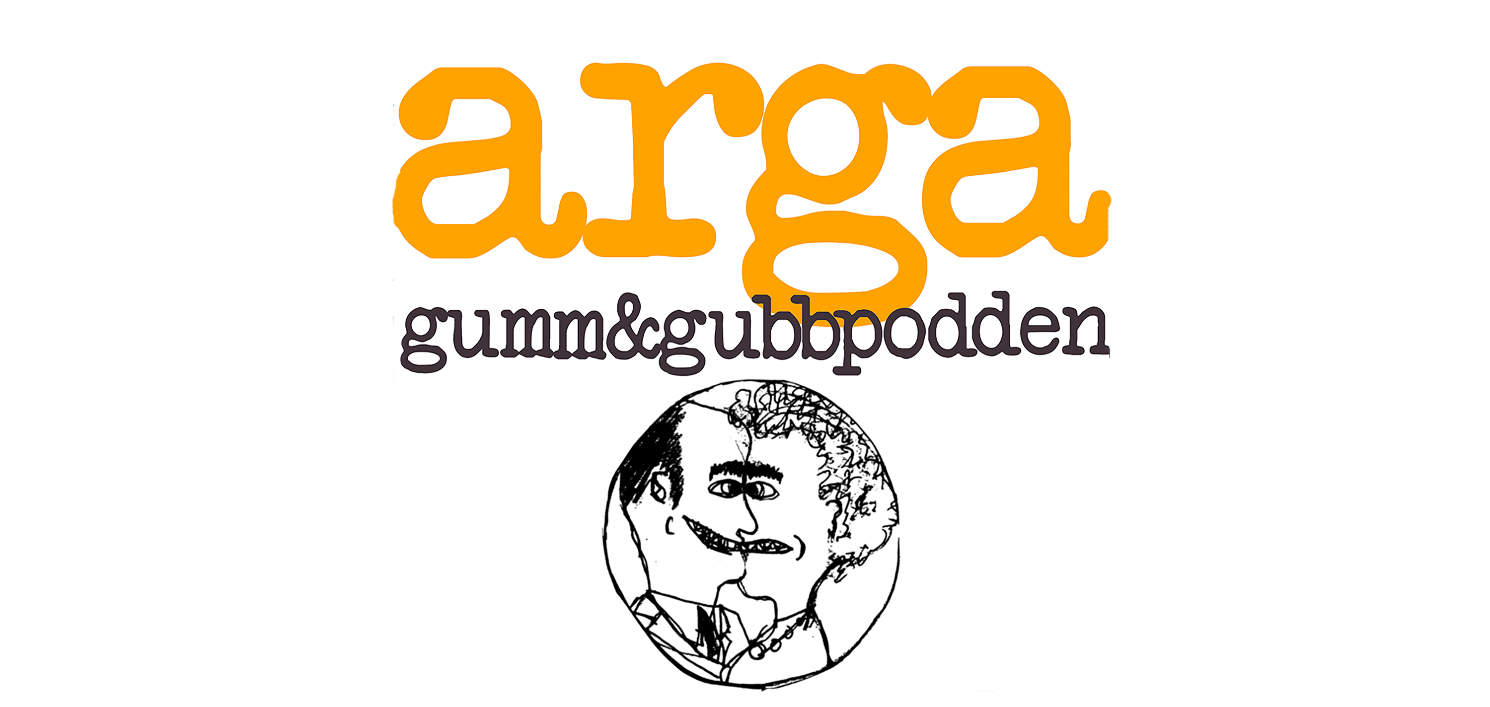 Illustration med en arg gumma och gubbe