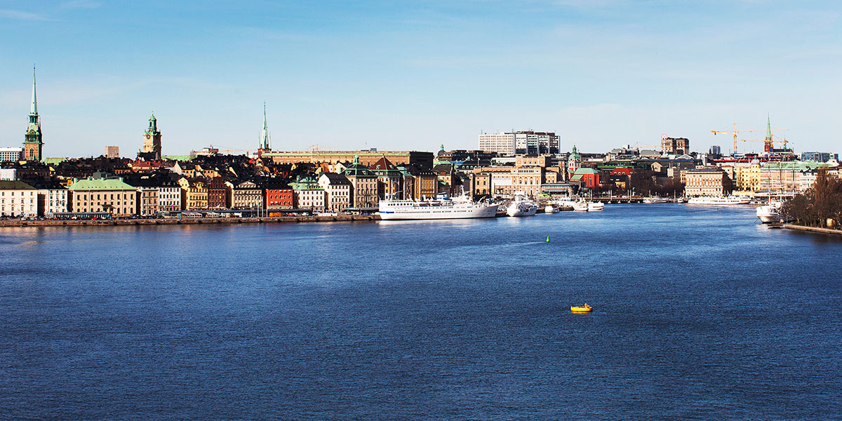Stockholms från vattnet