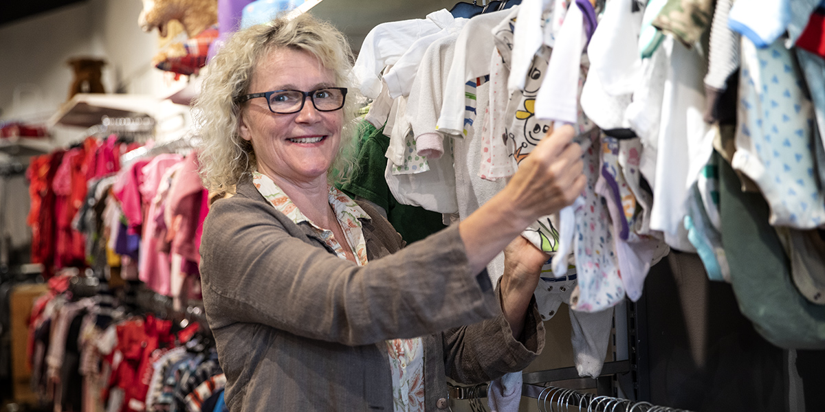 Lise-Lotte Ryhnell, försäljningschef Second hand. Foto: Anna Z Ek Lise-Lotte Ryhnell, försäljningschef Second hand. Foto: Anna Z Ek
