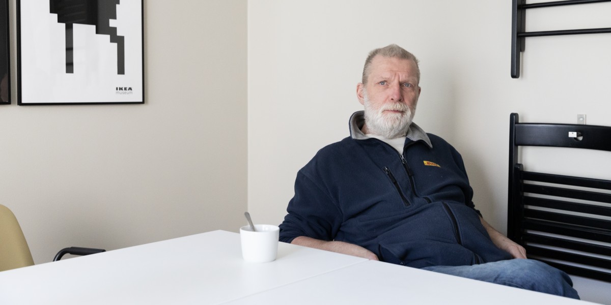 Hyresgästen Björn berättar om sitt liv.
