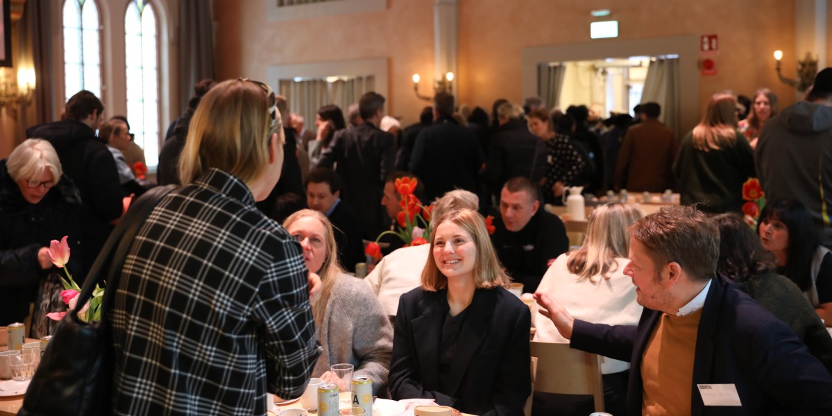 Tacklunch 2024 på Mötesplats Mariatorget.
