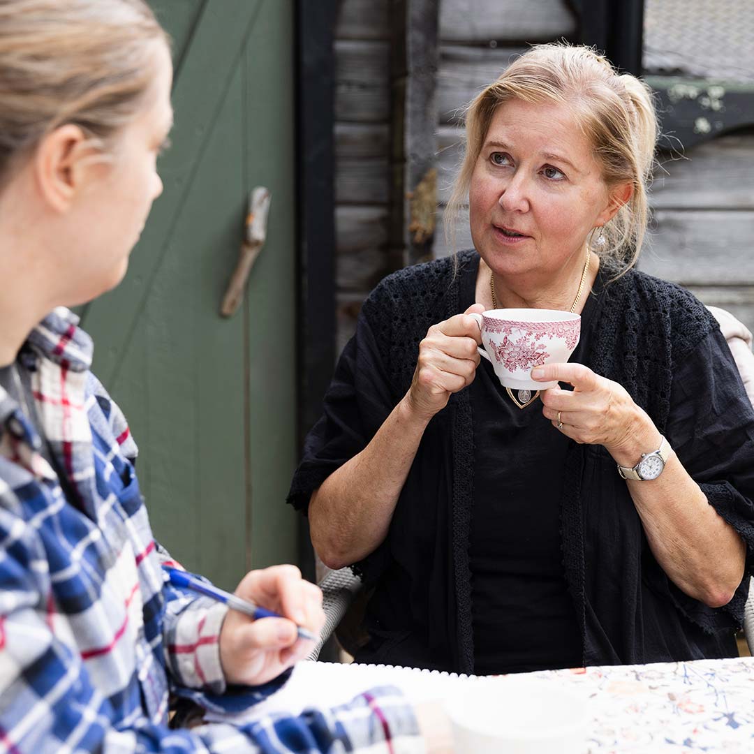Margareta träffar Stockholms Stadsmissions jurist.