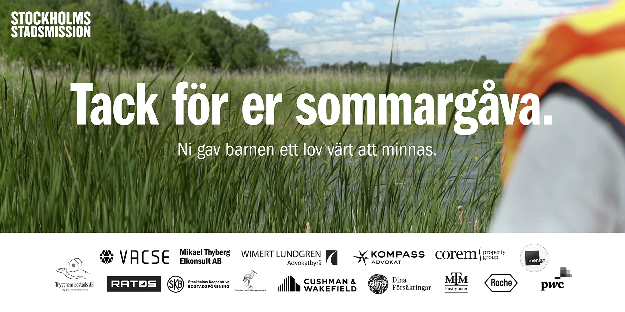 Tackannons till alla de företag som bidragit med gåvor!