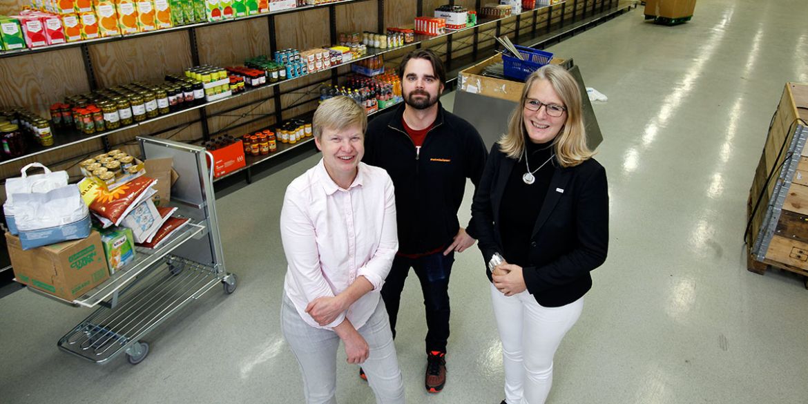 Åsa Domeij, Johan Rindevall och Marika Markovits Matmissionen i Veddesta