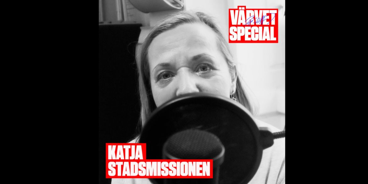 Katja i poddstudion för Värvet