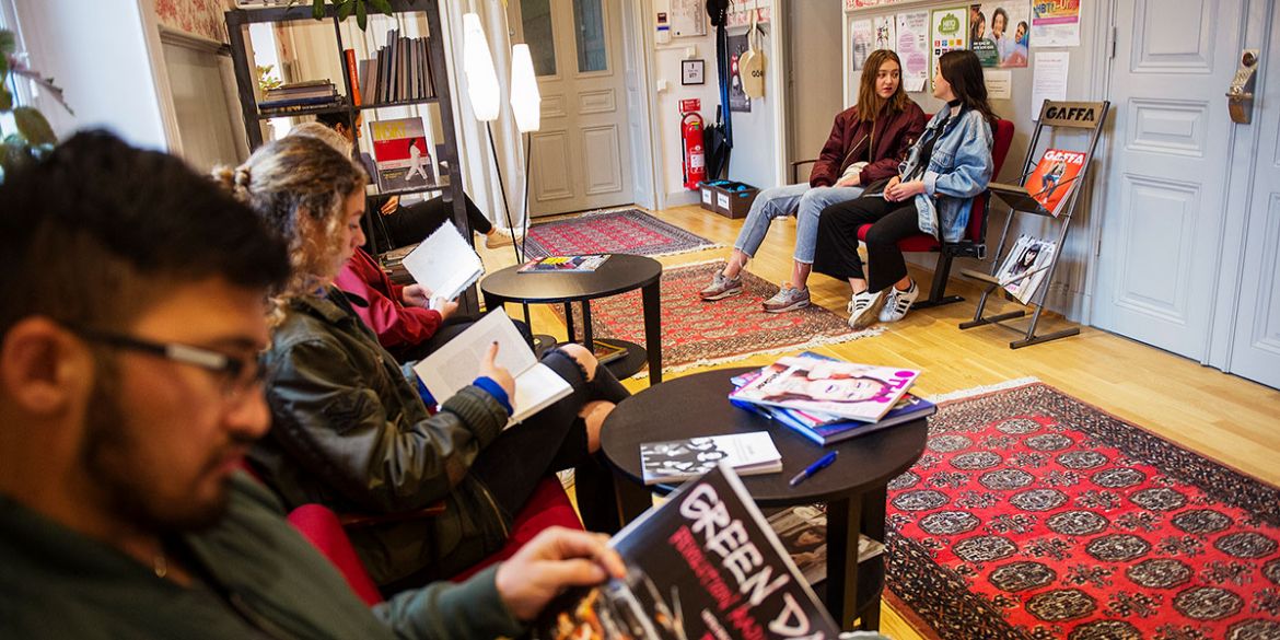 Väntrum för terapi och ungdomsmottagning