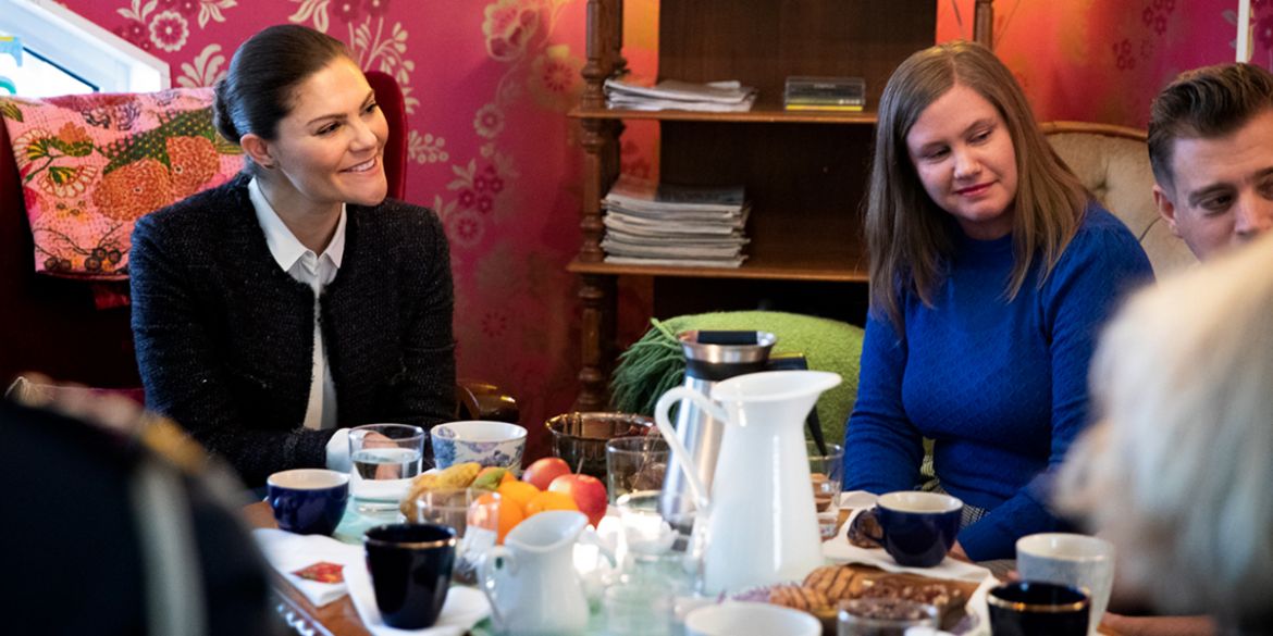 Kronprinsessan besöker Fadderhemsverksamheten Foto: Sara Friberg/Kungl. Hovstaterna
