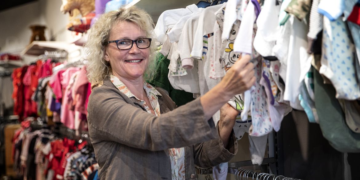 Lise-Lotte Ryhnell, försäljningschef Second hand. Foto: Anna Z Ek Lise-Lotte Ryhnell, försäljningschef Second hand. Foto: Anna Z Ek