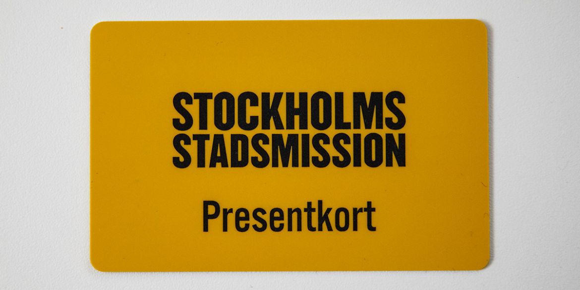 Presentkort på Stockholms Stadsmission