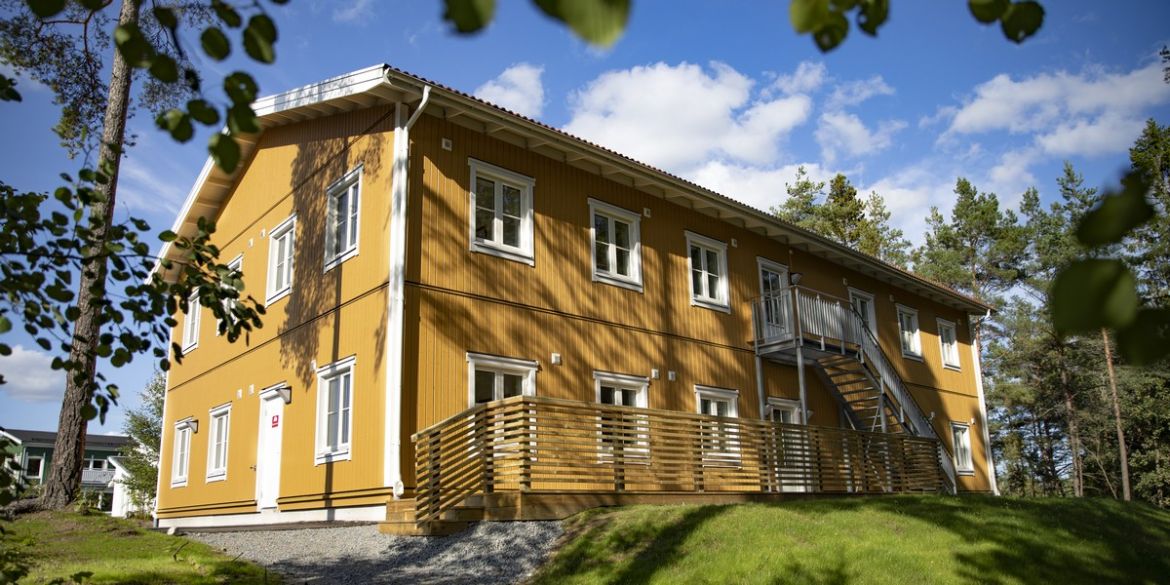 Lss-boendet i Vallentuna från utsidan.