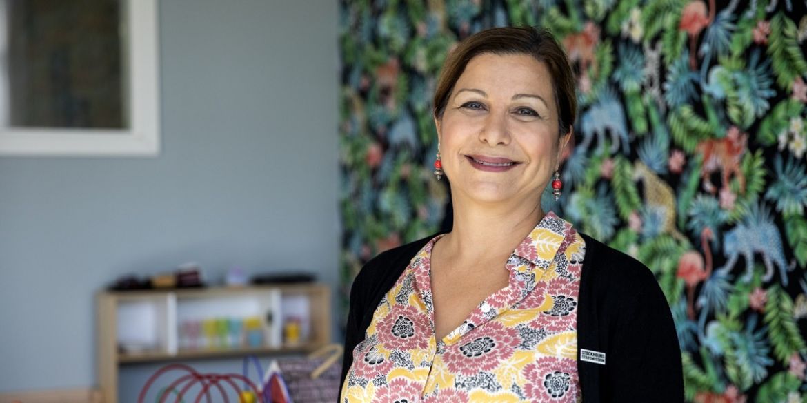 Wafa Issa, verksamhetsområdeschef Stockholms Stadsmission. Foto: Anna Ek Wafa Issa är verksamhetsområdeschef på Stockholms Stadsmission. Foto: Anna Ek