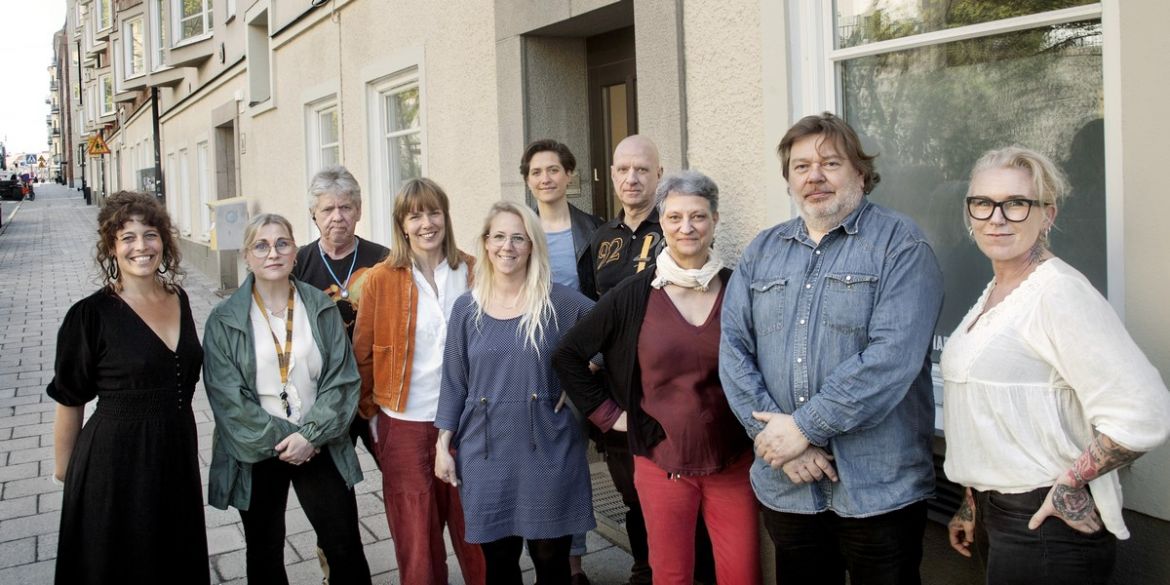 Personalen på Stockholms Stadsmissions Bobyrån.
