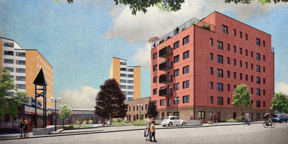arkitektbild hyreshus Farsta Kod arkitekter arkitektbild hyreshus Farsta Kod arkitekter