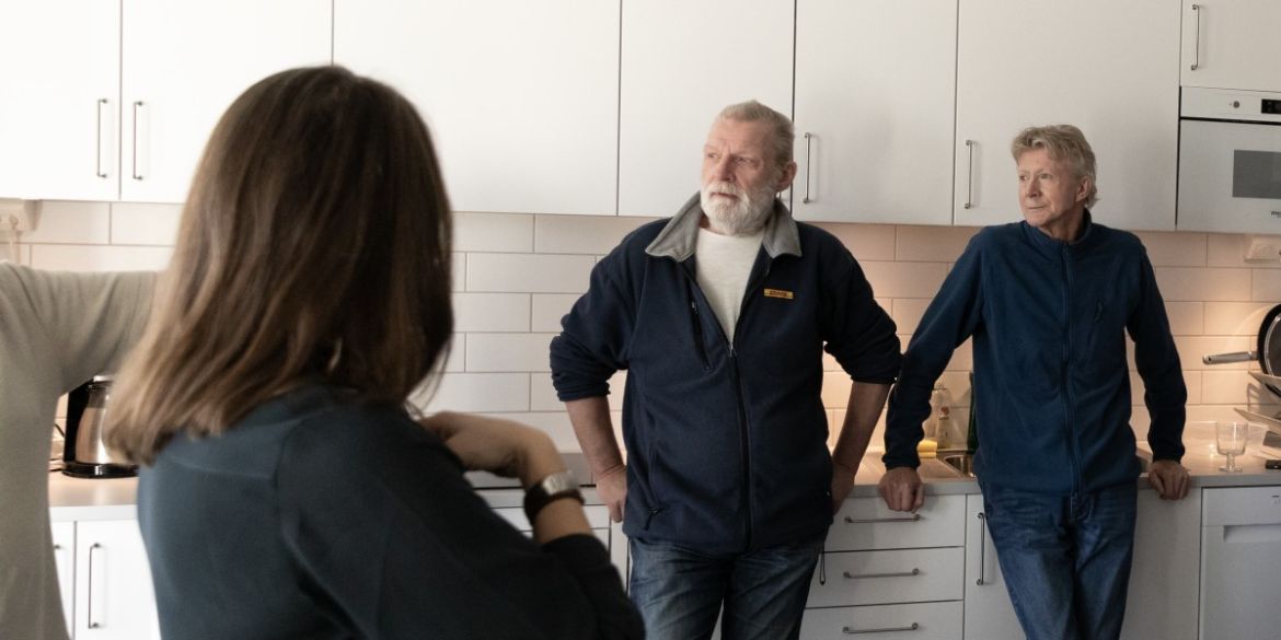 Hyresgästerna Björn och Nils i delningsboendet i Vega. Hyresgästerna Björn och Nils i Stockholms Stadsmissions delningsboende Vega berättar hur det är att bo ihop.