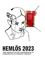 Framsidan på hemlöshetsrapporten 2023. 