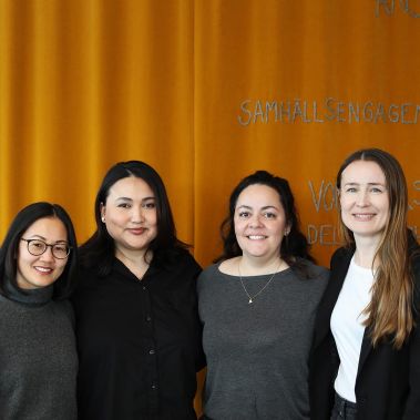 Bild på Stockholms Stadsmissions engagemangsteam.