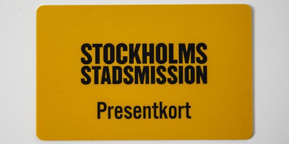 Presentkort för Stockholms Stadsmission