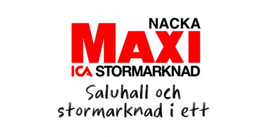 Maxi ICA Stormarknad Nackas logotyp