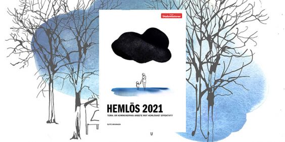 Framsidan på rapporten Hemlös 2021