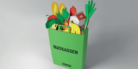 Illustration över en matkasse