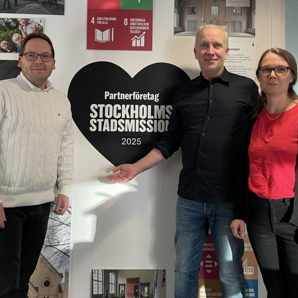 Partnerföretaget M3 Bygg med Partneransvarig Richard Godlund Acharius