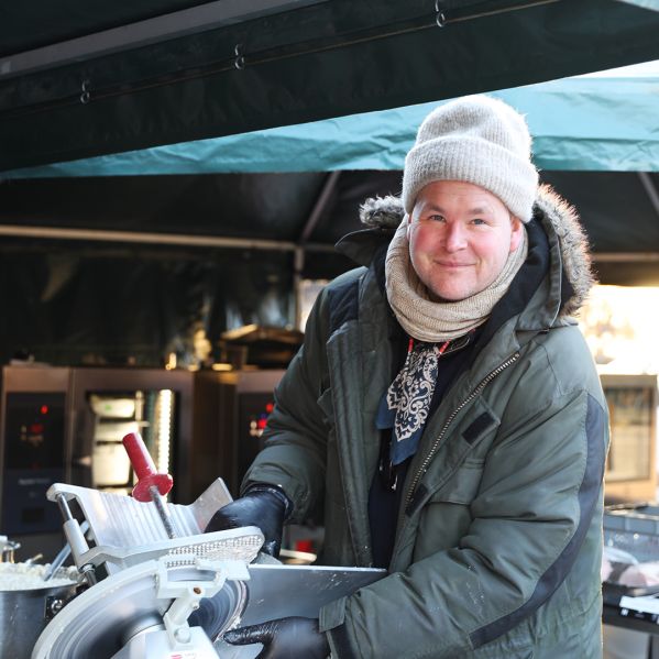 Johan Jureskog på Stockholm godaste jullunch 2024.