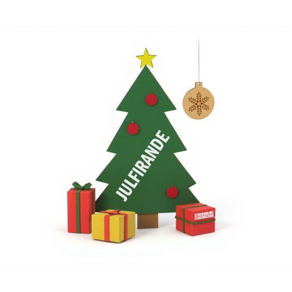 Bild på gåvobevis för Julfirande.