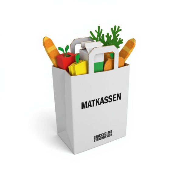 Bild på gåvobevis för Matkassen.