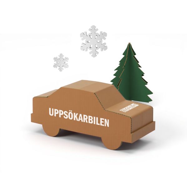 Bild på gåvobevis för Uppsökarbilen.