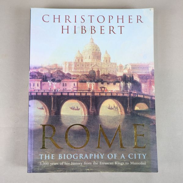 Framsidan av Rome - The Biography of a City med motiv av Rom och Sankt Peterskyrkan