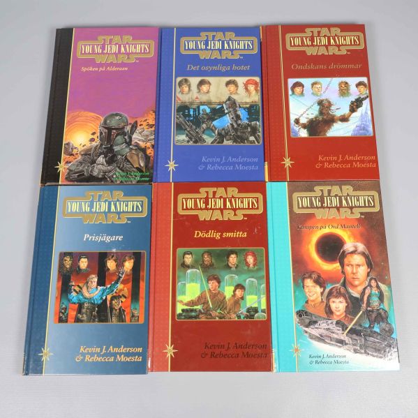 Framsidor av böckerna