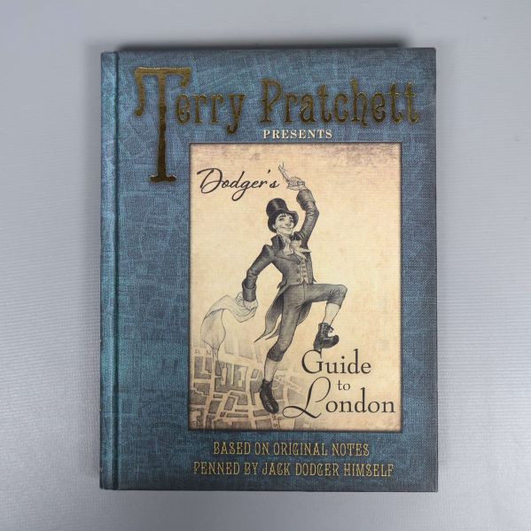 Omslag av Dodger's Guide to London med färgglad illustration