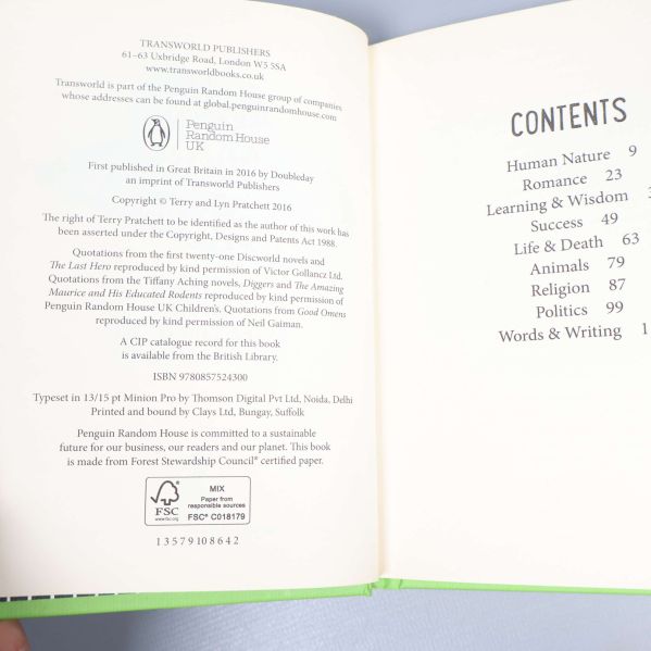 Inledning med publiceringsinformation och innehållsförteckning