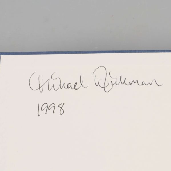 Signerat försättsblad med namn och årtal 1998