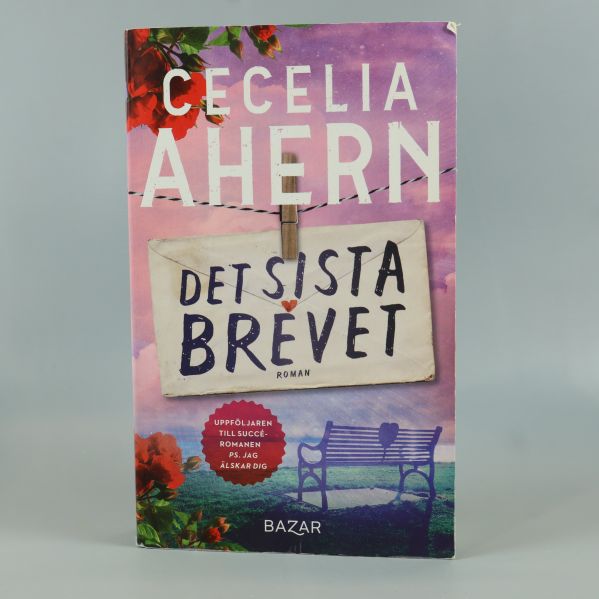 Framsida av Det sista brevet av Cecelia Ahern med färgglatt omslag