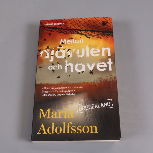 Framsidan av pocketboken Mellan djävulen och havet av Maria Adolfsson