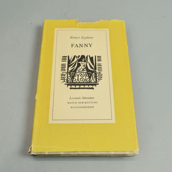 Framsidan av boken Fanny av Ernest Feydeau med gult omslag