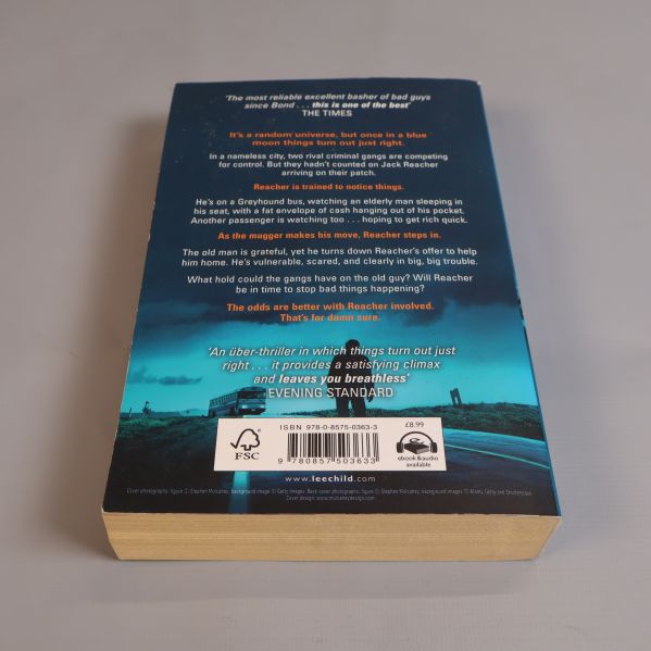 Baksidan av boken Blue Moon med text och ISBN-nummer
