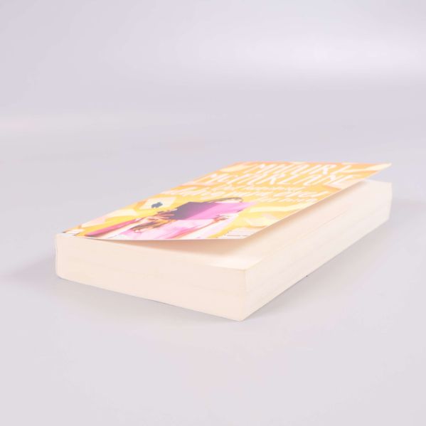 Pocketbok från bakre sidan, visar format och bokrygg