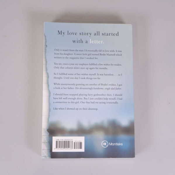 Baksidan av boken Happily letter after med beskrivande text och ISBN
