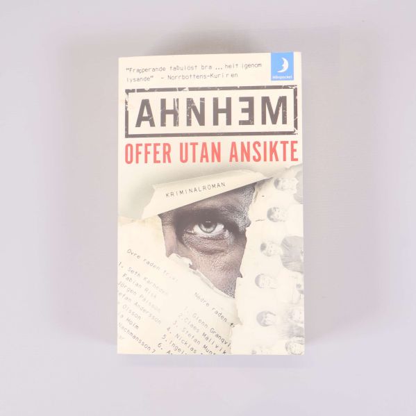 Framsida av pocketboken Offer utan ansikte av Ahnhem