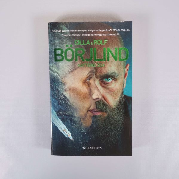 Framsidan av pocketbok Nattens öga med dramatiskt omslag