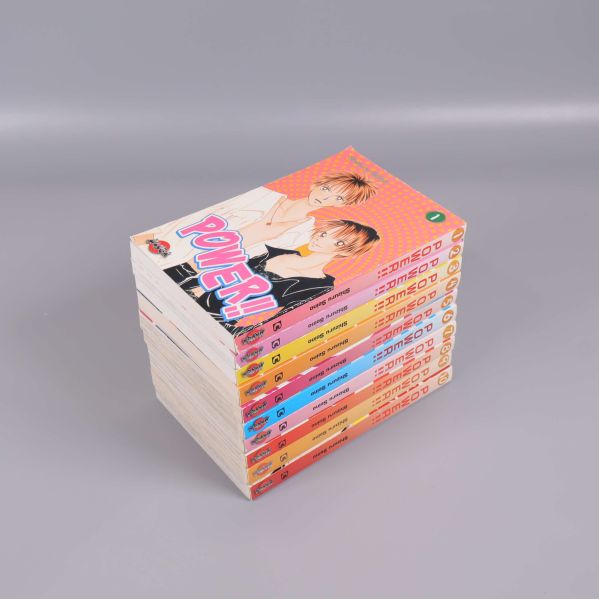 manga bokpaket av Power!! volym 1 till 10 med färgglada omslag