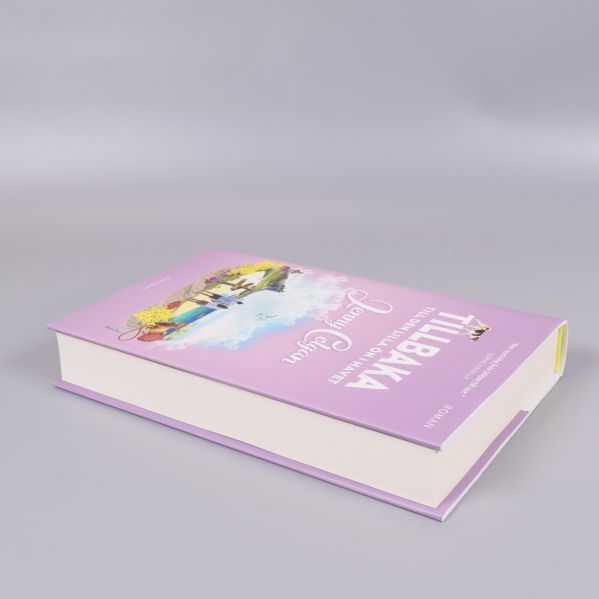 Perspektivbild av boken Tillbaka till den lilla ön i havet från sidan
