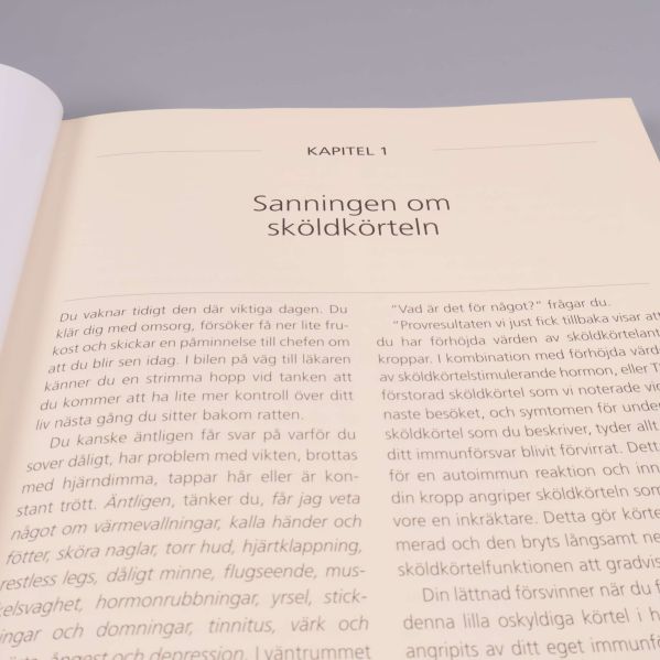Närbild på inledande kapitel: Sanningen om sköldkörteln