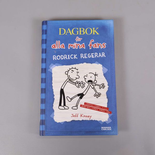 Framsida av boken Dagbok för alla mina fans: Rodrick regerar med illustration