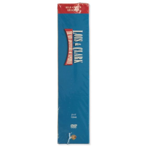 Spine med Lois & Clark och första säsongen tryckt i vitt