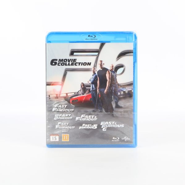 Blu-ray-fodral med Fast & Furious 6 filmkollektion